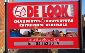 panneau d'affichage De Look - Charpentes et Couvertures à Liège