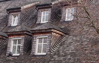 Toiture en bois